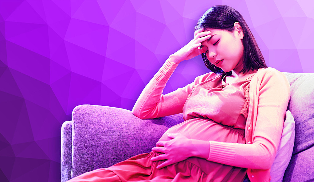 5 أعراض تدل على اكتئاب الحمل